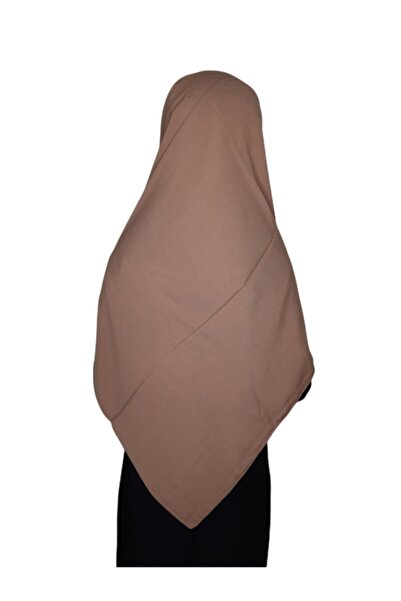 modi وشاح كبير الحجم من حرير المدينة 110x110 لون بني فاتح