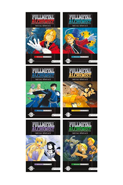 AKILÇELEN YAYINEVİ Fullmetal Alchemıst - Metal Simyacı - 6 Kitap Türkçe Manga...