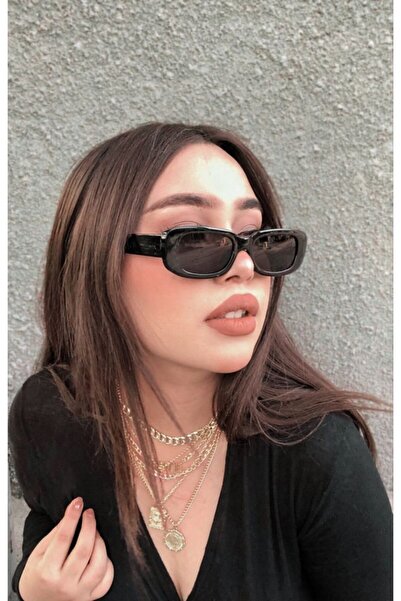 Goldmine Siyah Vintage Tarz Güneş Gözlüğü