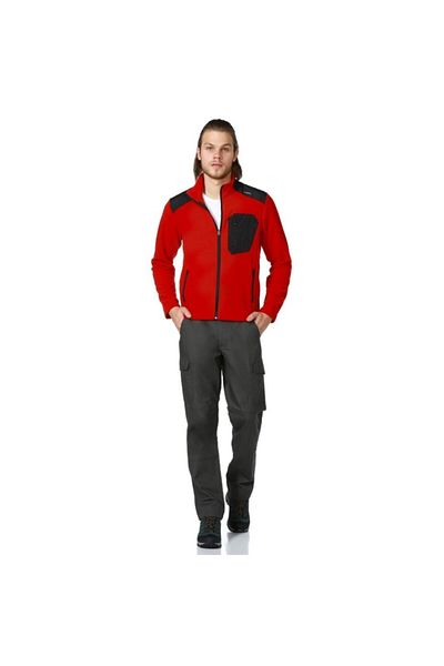 Evolite Icon Unisex Fleece Coat-Red