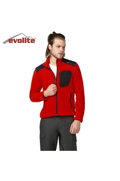 Evolite Icon Unisex Fleece Coat-Red