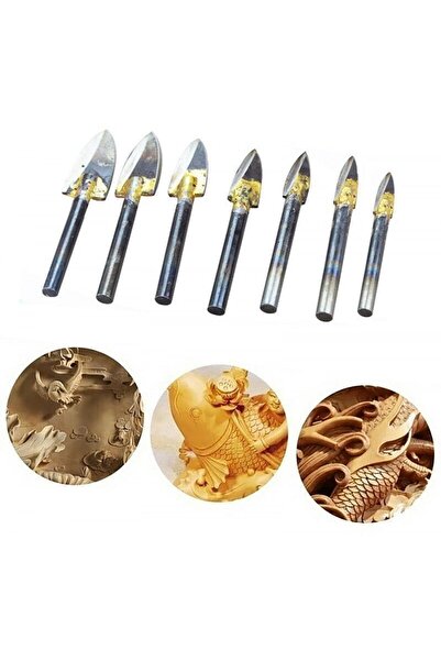 Rox Wood 0065 Gravür Ahşap Oyma Seti 6 mm Sap 7 Parça