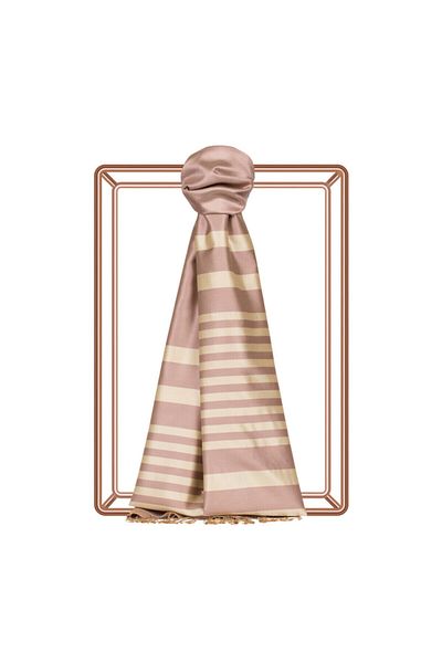 ipekevi Fond de ten Focus Meridian Stripes Silk Wrap