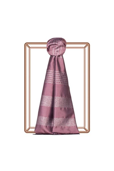 ipekevi Μεταξωτό σάλι Rose Dry Thin Glitter Block