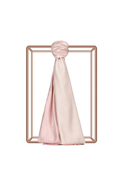ipekevi Powder Copper Lady Glitter Silk Shawl