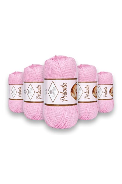 LaVita Yarn П'ятипакетний набір ниток для в'язання амігурумі Taka Yarn (рожев...