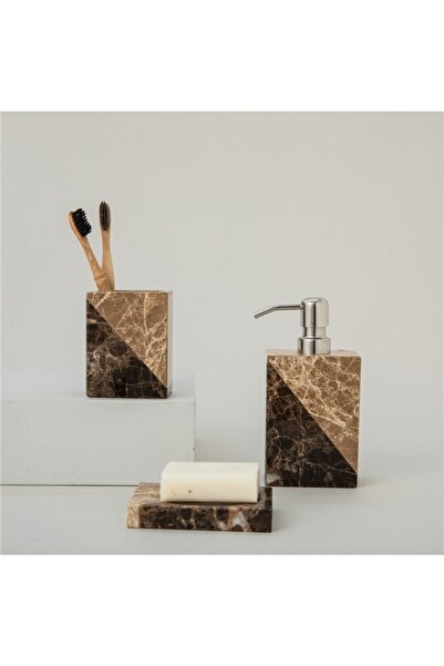 Chakra Caroline Sıvı Sabunluk Kahve