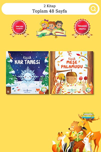 TÜRKİYE İŞ BANKASI KÜLTÜR YAYINLARI Doğanın Eşsiz Hikayeleri 1-2 Set (küçük K...