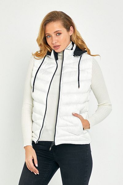 DYNAMO Weste - Weiß - Puffer