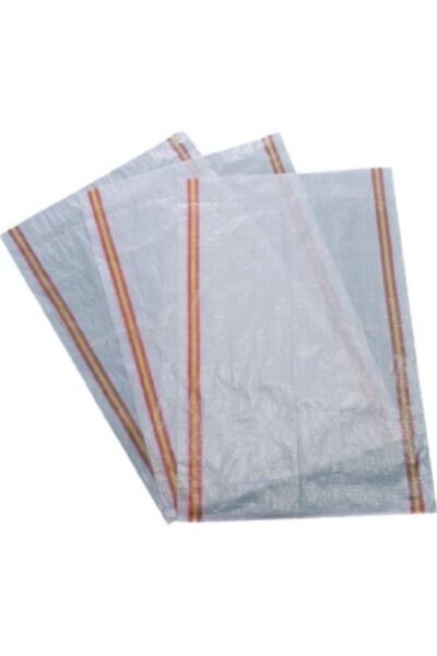 ofisturka 90x140 cm 10 Adet Çuval Büyük Haral Telis Torba Tekstil Moloz Eşya Çuvalı 3464