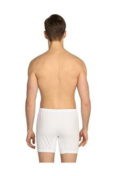 Tutku Men's 4-Piece White Combed Cotton Cuffed Panties New Season