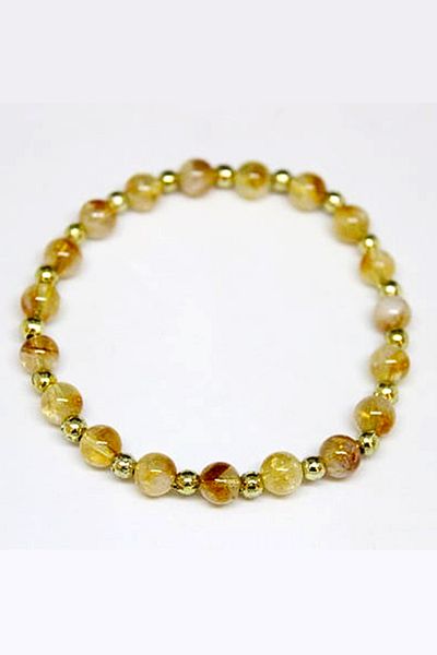 Yasamtohumu Brățară Citrin Stone 6mm