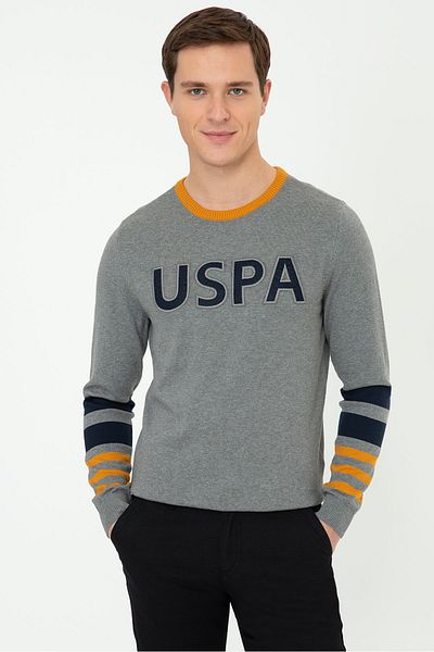 U.S. Polo Assn. Gray Men's Sweater