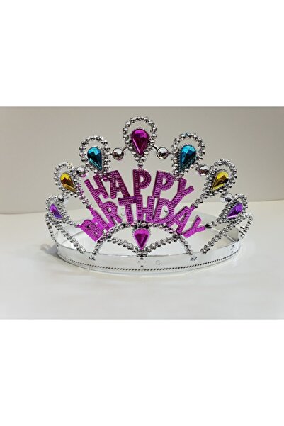 5DM 60 см срібного кольору з написом «Happy Birthday»