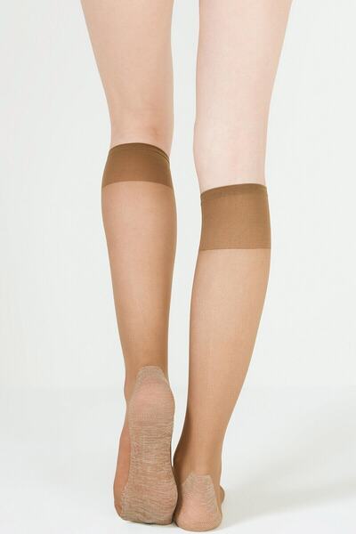 Penti Памучни комфортни чорапи до коляното, 3 чифта