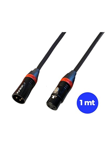 Purecon Xlr(f) - Xlr(m) Balanslı Sinyal Kablosu 1 Metre