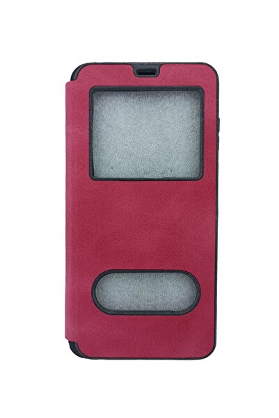 batutech Huawei Y7 2018 Pencereli Dolce Kapaklı Kılıf