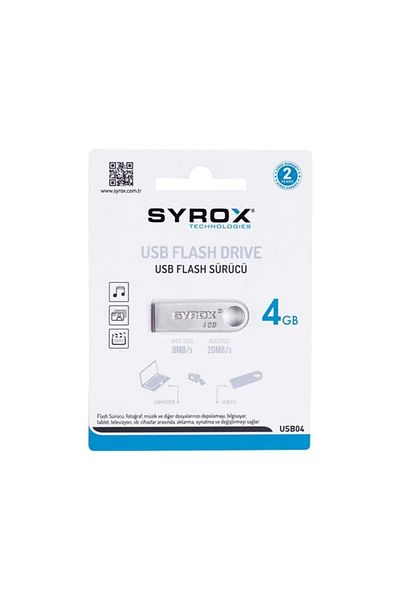 Syrox Um4 4Gb Metal Flash Memory