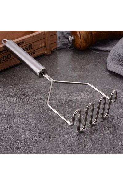 Trouvaille Stainless Steel Potato Masher, Practical Potato Masher, Puree Maker, Food Maker Apparatus
