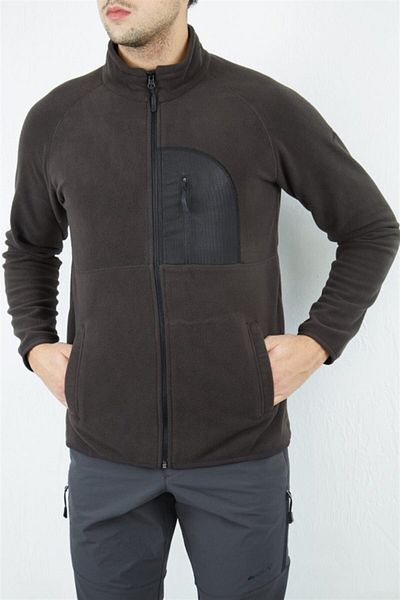 Alpinist Ανδρικό φλις με φερμουάρ Anthracite