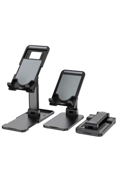 asua Portatif Ayarlanabilir Katlanır Telefon ve Tablet Masaüstü Standı Tutucu
