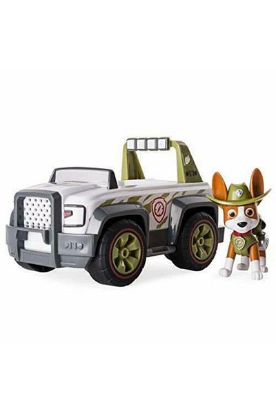 PAW PATROL S2 Tracker Jungle Cruiser - Duty Vehicle & Heroes