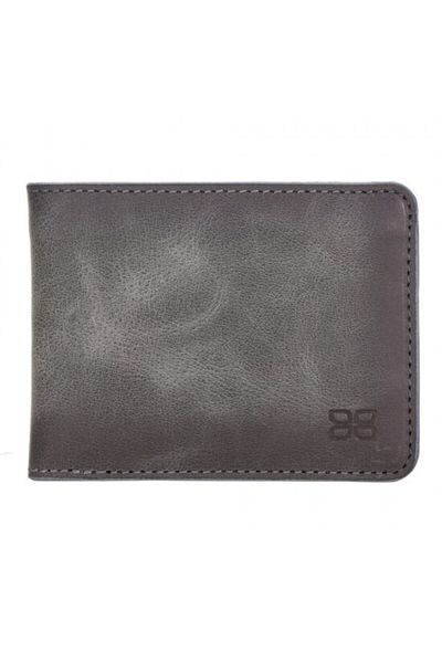 PLM Men's Gray Pier Leather Wallet - TN18EF