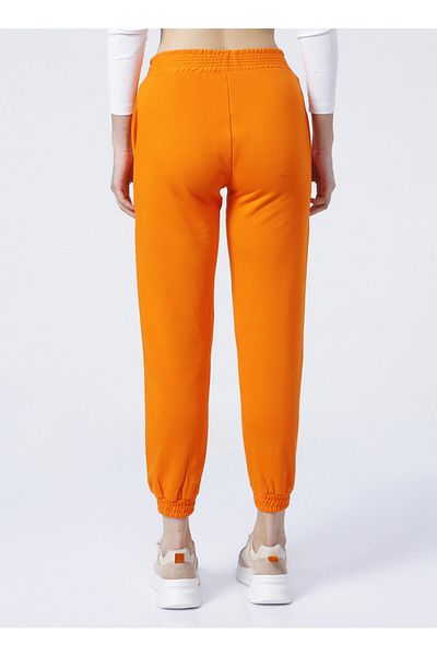 ECKO UNLTD Γυναικείο παντελόνι Ecko Unlimited Aisha Normal Waist Regular Fit Πορτοκαλί