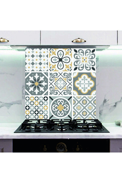 Baskı Madeni Ocak Arkası Sticker