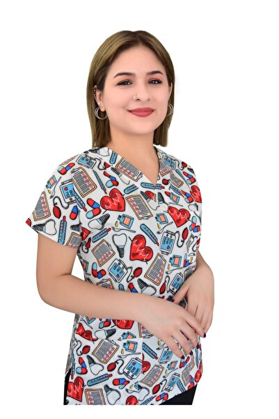 Nur Medikal Giyim Ritmul cardiac de prim ajutor Doctor Asistentă Spital Chiru...