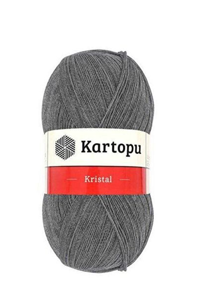 Kartopu Σκούρο γκρι κρυστάλλινο νήμα 1002