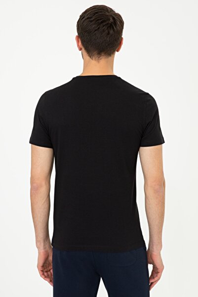 Pierre Cardin Ανδρικό μαύρο μπλουζάκι - G021SZ011.000.1288062