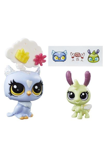 Littlest Pet Shop Mini and Cub Eona Eventide, Elvin Lamplight Minis Pet Shop Original Minis Lps