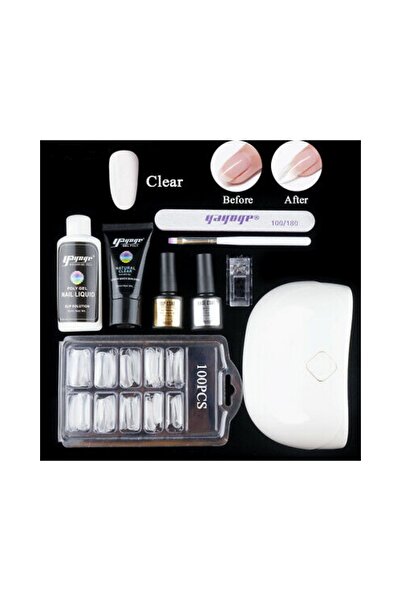 YAYOGE Amerikan Poly Jel Set /evde Hızlı Tırnak Seti