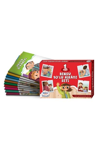 öğretmen evde Öğretmen Evde Yayınları 1. Sınıf Bensu Hikaye Kitabı Seti 10'lu