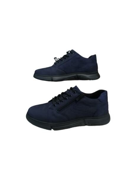 Modesa Md878-020 Чоловічі темно-сині шкіряні класичні черевики на щодень