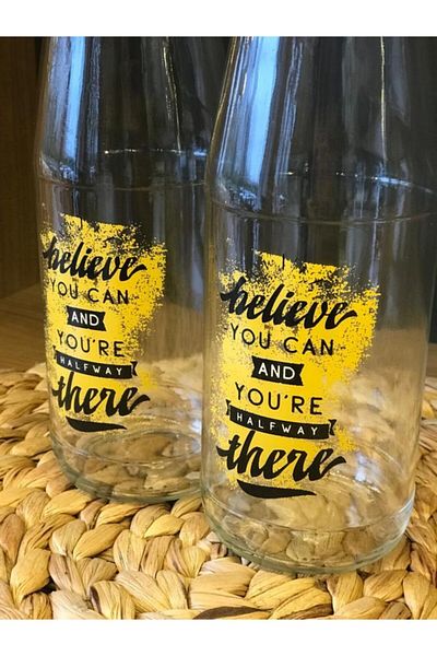 Bayev 2 Pieces Belive 750ml Smart Sippy Glass Oil Pot