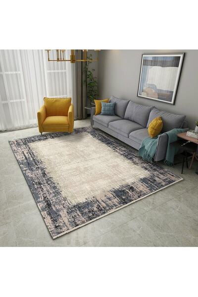 ANGORA HALI Verano Serisi 9348h Mavi Krem