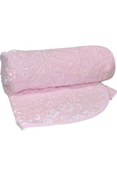 Özdilek بطانية بيبي إمبوس الوردية - النمط متوفر في المخزون