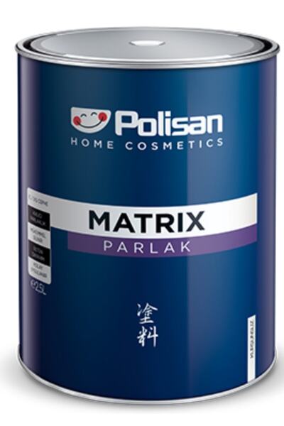 Polisan Matrix Parlak Yağlı Boya Beyaz Renk 0,75 lt