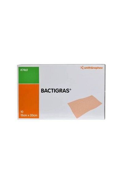 SMİTH & NEPHEW Bactigras 15*20 Tulle Wrap Wound and Burn Care Cover 1 Piece