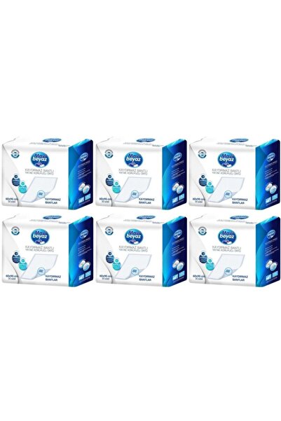 Mavi beyaz غطاء حماية للسرير بشريط مضاد للانزلاق 60*90 سم 30 قطعة 6 عبوات 180...