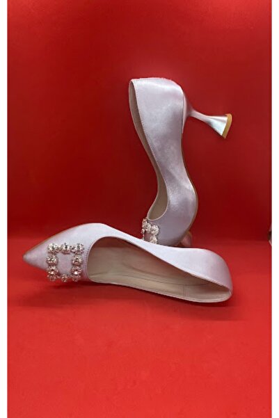 LADİESHOE الشمبانيا كعب حجر الخنجر