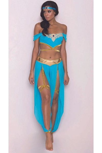 For Dreams Costum de dansator albastru pentru femei - 8120