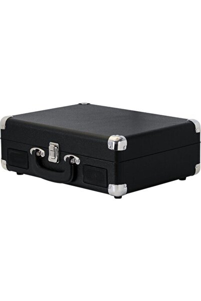 Ktools Nostalgıe K344 Pikap Siyah - Bluetooth Dahili Hoparlörlü