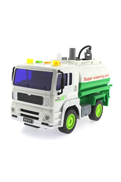MEGA Yeşil Sulama Tankeri Su Püskürten Sesli Ve Işıklı