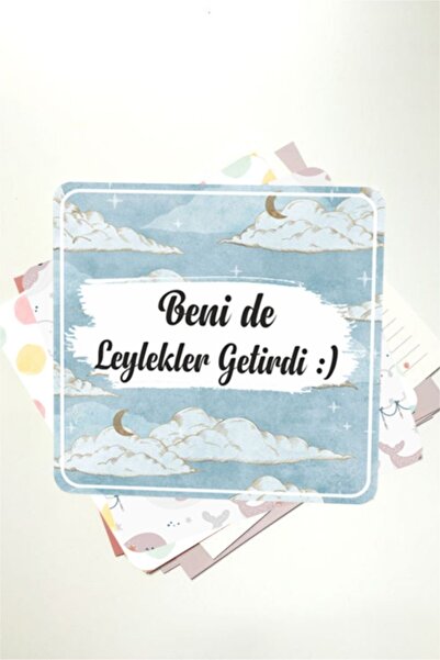 Spacepiks Autocolant Note Cargo Dulci 8 Cm 60 Bucuri