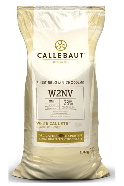 Çikolata ÖZEL Callebaut Beyaz Çikolata 10 Kg