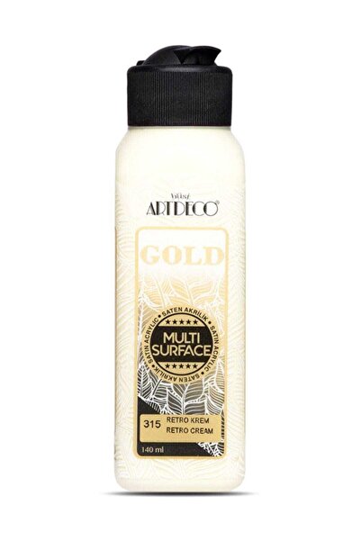 Artdeco Gold Multi Surface Akrilik Boya 140 ml 315 Retro Krem