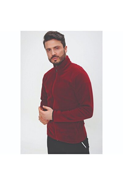 UHLSPORT Sweat Essential - Men's Claret Red Fleece -1005148